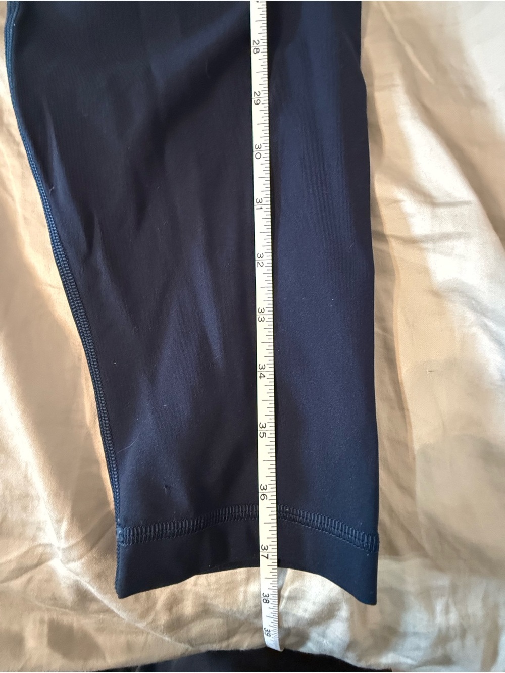 Lululemon- Women’s Navy Leggings. Size 16. - Picture 3 of 5